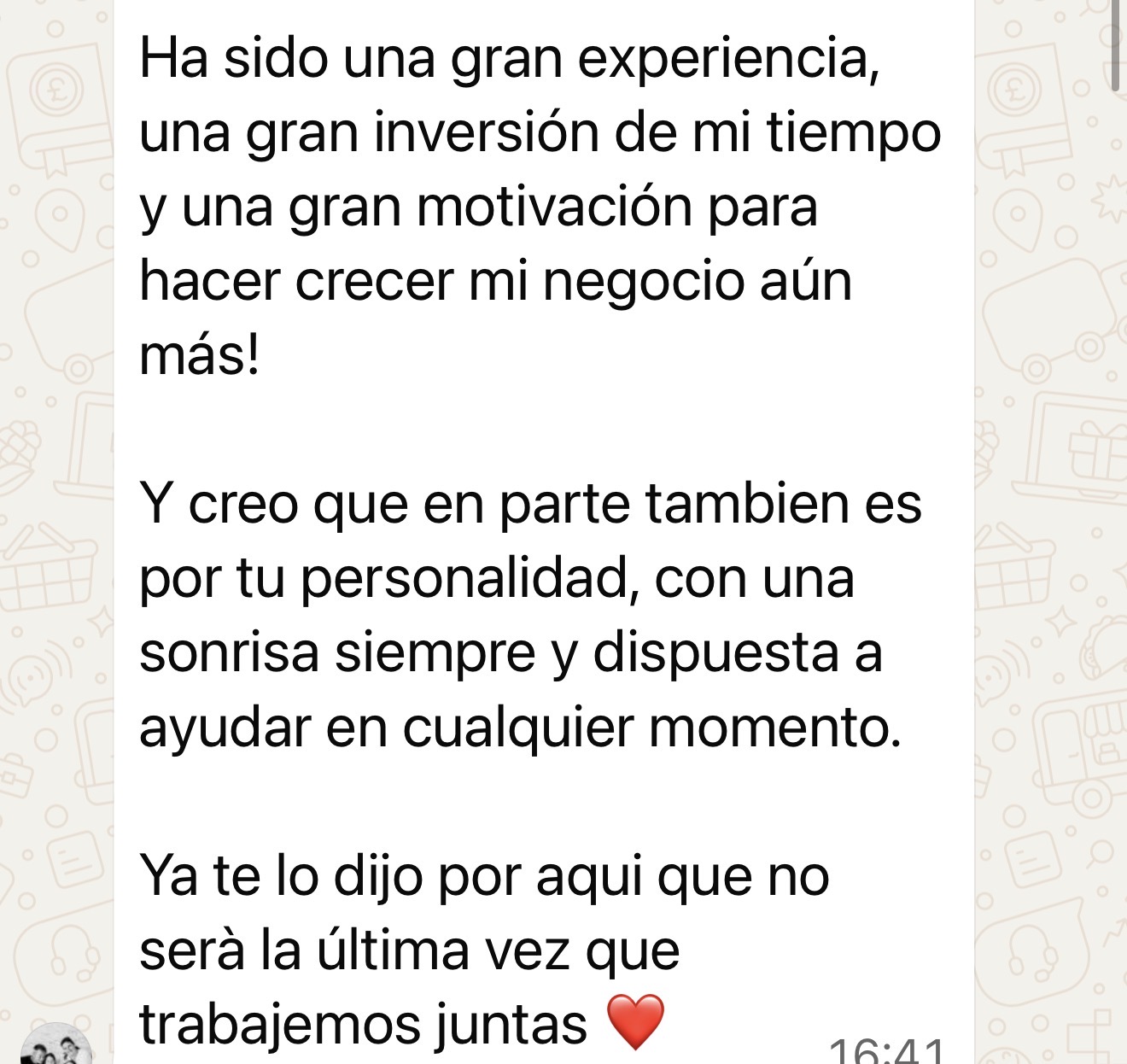 testimonio alumna